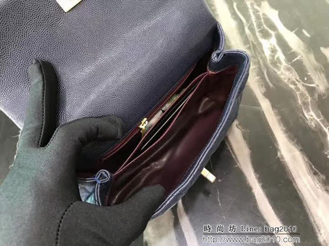 香奈兒CHANEL小號Chanel Coco handle全新頂級翻蓋單肩鏈條手柄包 肩帶可拆卸 DSC1104